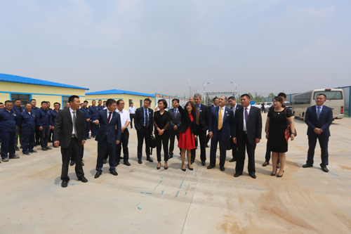 实地参观内蒙古久泰新材料有限公司