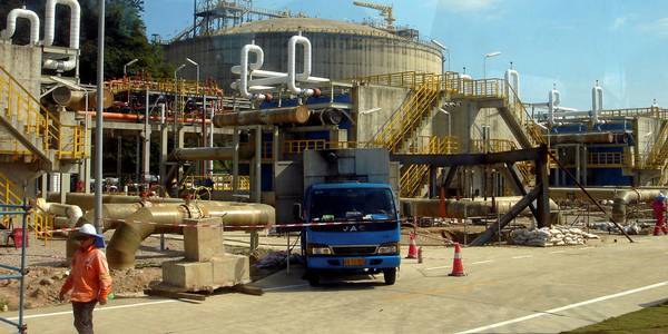 the Dapeng LNG terminal