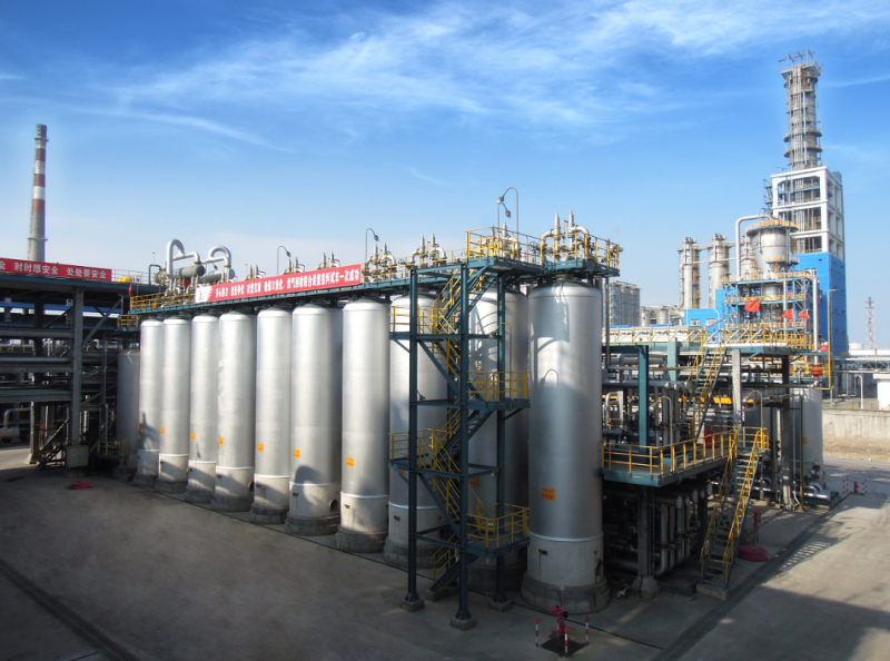 2012年，西南院为镇海炼化提供重油加工结构调整改造项目焦化干气碳二回收单元
